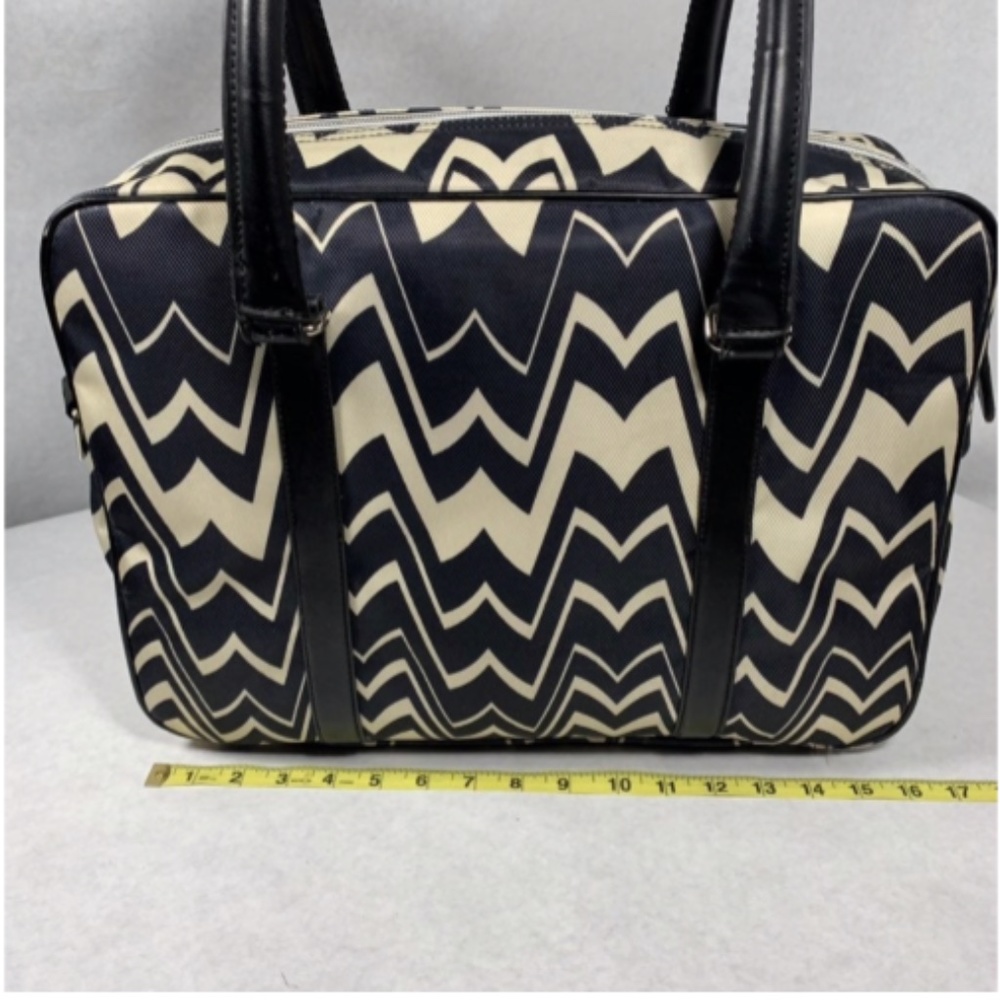 Missoni Travel /Computer Tote Classic Zig Zag NWT